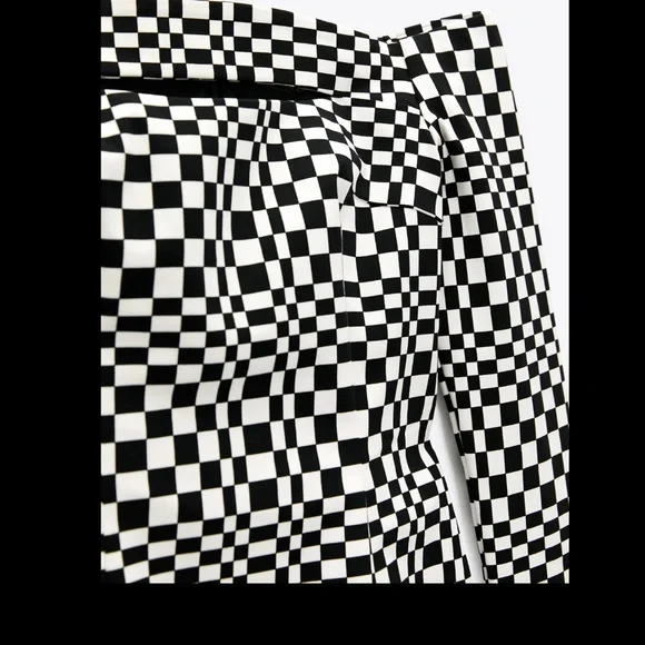 NEW!! Zara black and white plaid dress 👗 - Picture 5 of 13